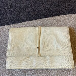 VTG Morris Moskowitz Purse Leather Clutch With Strap